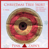 Tree Skirt - Gold&Red1