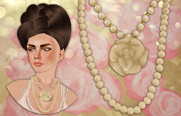 P.C; Vintage Rose Pearls