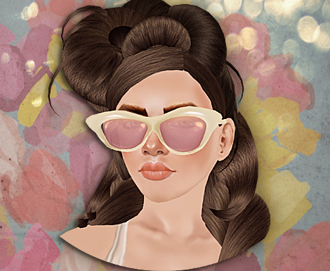 P.C; Rounded Cat Eye Shades - Tan
