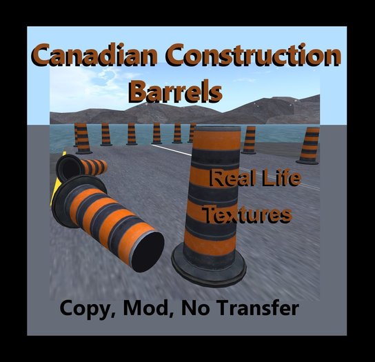 Canadian Construction Barrel