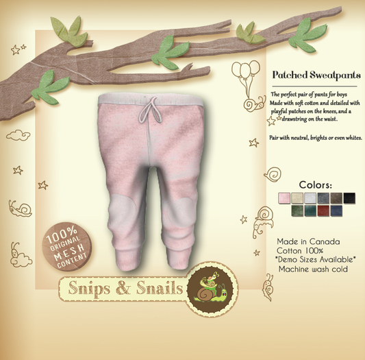 .S&S. Patched Sweats - DEMO