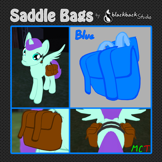 [bbS] Saddle Bags - Blue