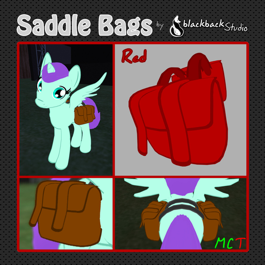 [bbS] Saddle Bags - Red