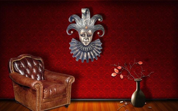 Mask Jester Wall Art