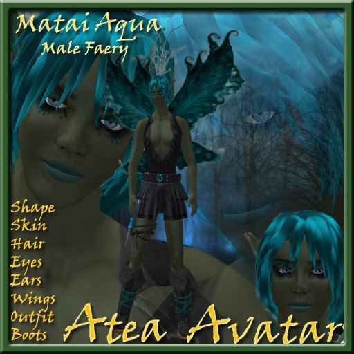 Matai Aqua Male Faery