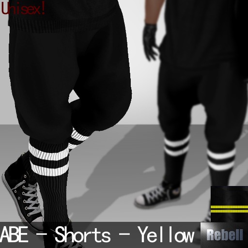:REBELL: ABE - Shorts - Yellow