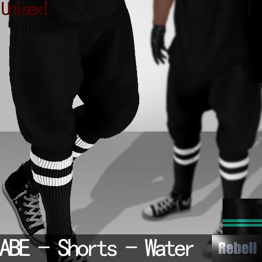 :REBELL: ABE - Shorts - Water