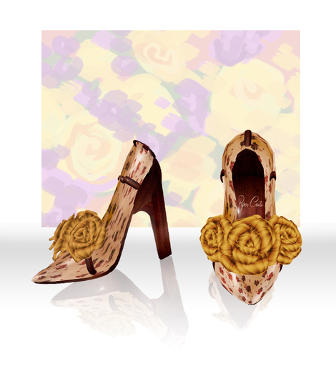 p.c; Copper & Wood Flowers