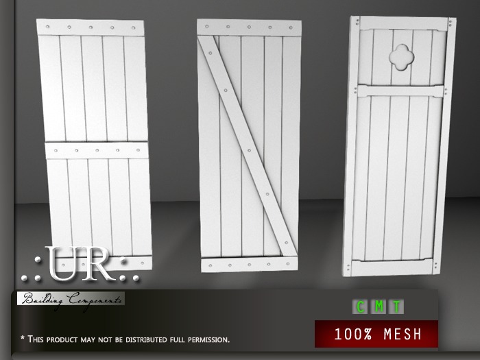 .:UR:. Shutter Set I (full perm mesh)