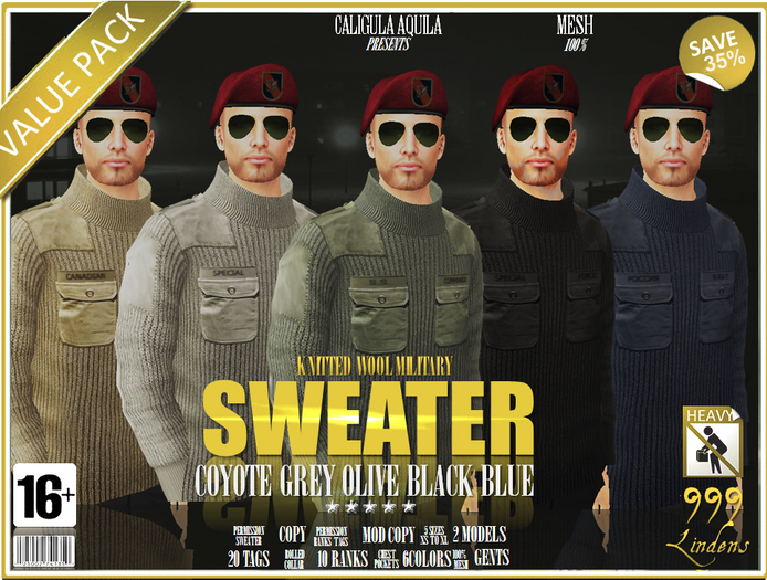 THE MILITARY SWEATER FULL PACK