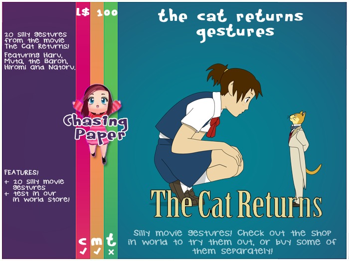 [ CP ] The Cat Returns Gestures