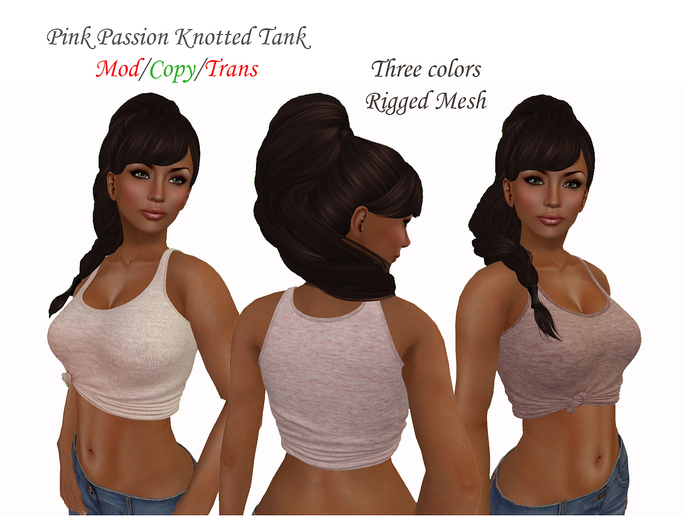 Pink Passion Knotted Tank Set (Boxed)