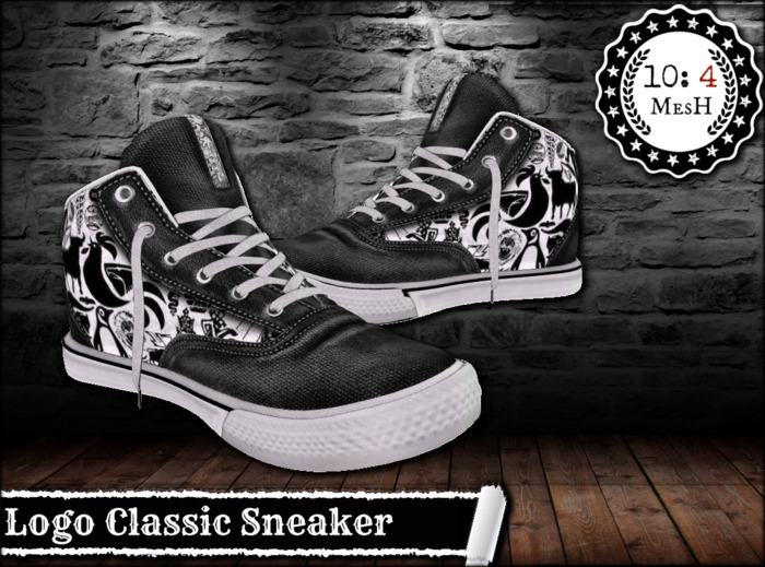 *10: 4 ~ MesH ~ Sneaker 1-A ~ Classic Logo ~ 