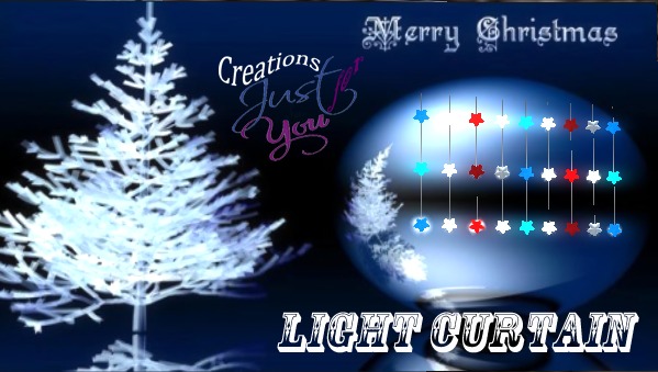 CHRISTMAS LIGHT CURTAIN