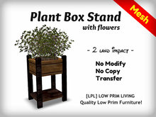 [LPL] Plant Box Stand with Flowers (boxed)