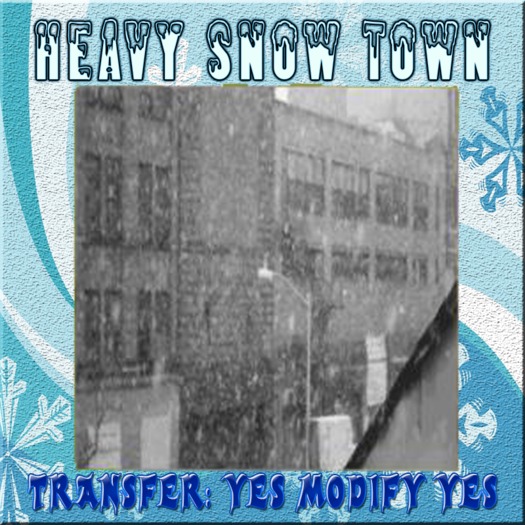 BBD - Heavy snow town