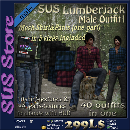 SUS Lumberjack Male Outfit1