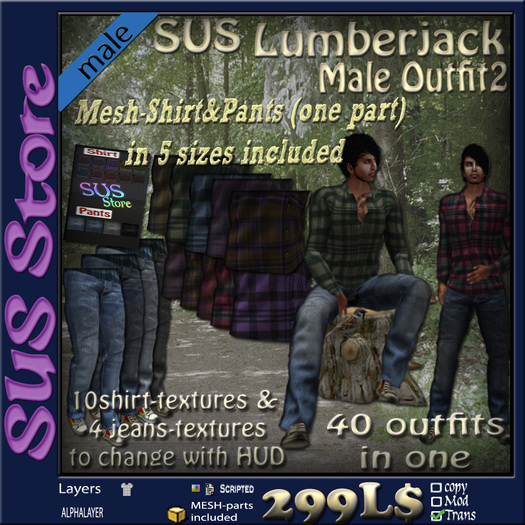 SUS Lumberjack Male Outfit2