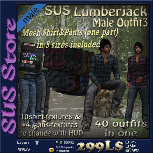 SUS Lumberjack Male Outfit3