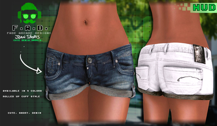 F.A.D. // Jean Shorts + HUD