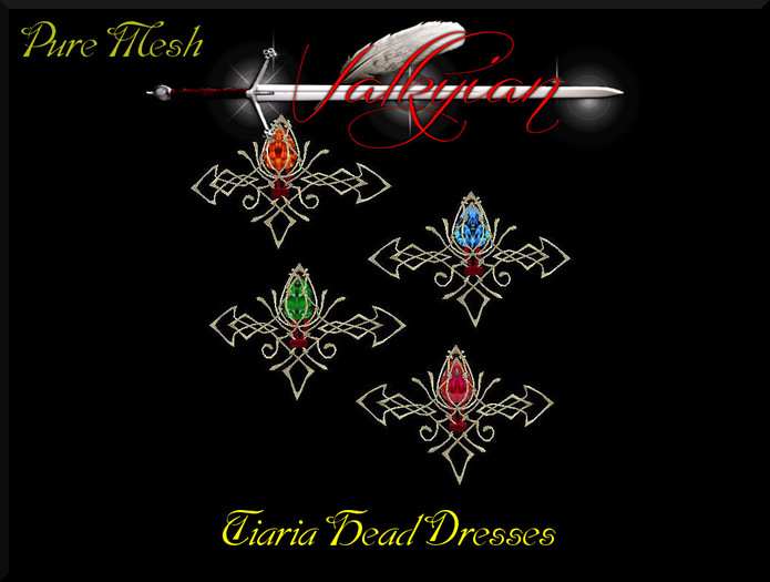 ~Valkyrian~ Tiara head dress(Sapphire)