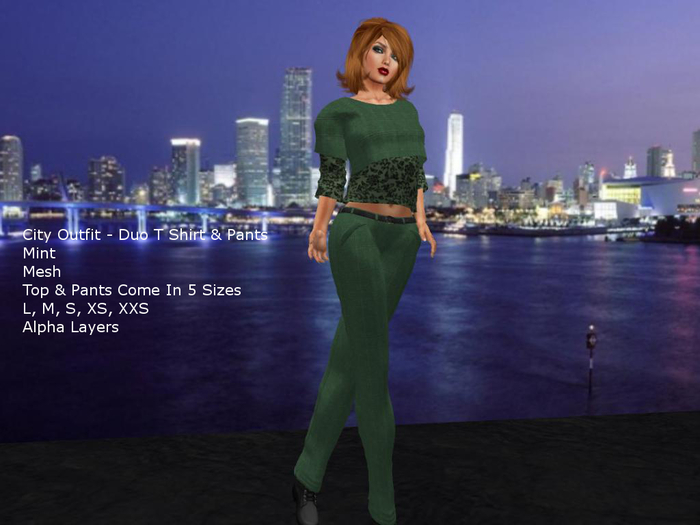 City Outfit Mint