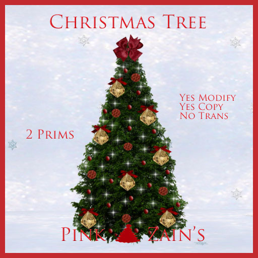 Christmas Tree - Gold Bows/Multi