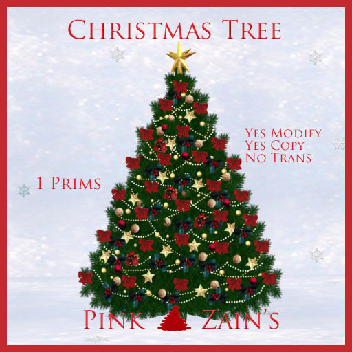 Christmas Tree - Red Bows/Simple