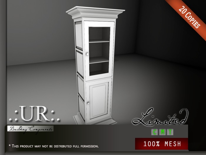 .:UR:. Oak Furniture Set - Tall Shelf (full perm mesh)