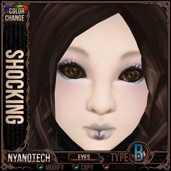 Second Life Marketplace - [Mesh] Curious Kitties - Nyanotech Eyes [Type