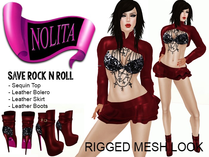 NOLITA - Save Rock N Roll Red