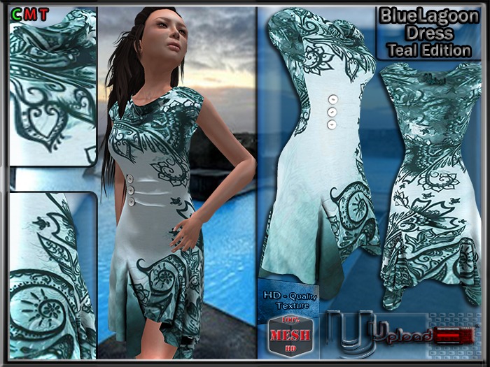 Upload[_]:: - BlueLagoon Dress (teal edition)