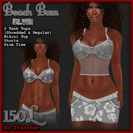 [ Demure ] Beach Bum - Silver