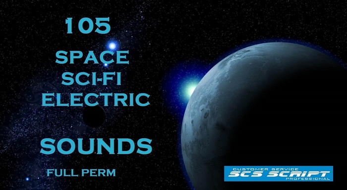 SCS SCRIPT - 105 SPACE - SCI FI - ELECTRIC SOUNDS - FULL PERM