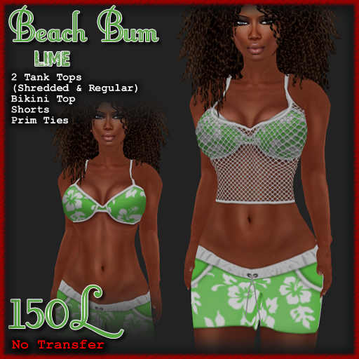 [ Demure ] Beach Bum - Lime