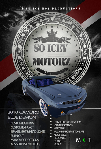 ...:SIB Motorz:... 2010 *TM Camoro Blue Demon V2 BOXED