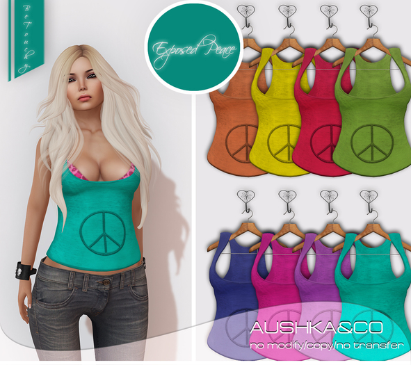 AUSHKA&CO-Xposed Top-Colorful- All with HUD