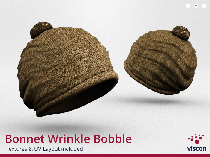 *viscon* Mesh Bonnet Wrinkle Bobble