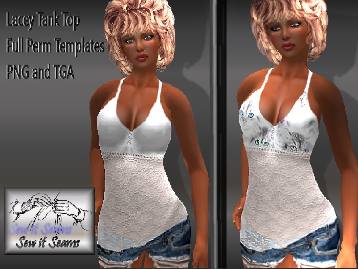 Sew it Seams Lace Tank Top Templates