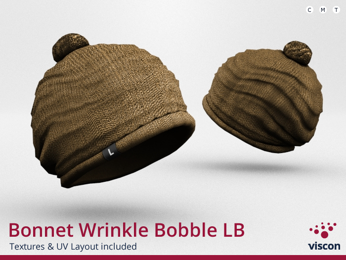 *viscon* Mesh Bonnet Wrinkle Bobble LB