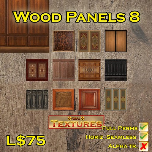 USC Textures - Wood Panels 8 