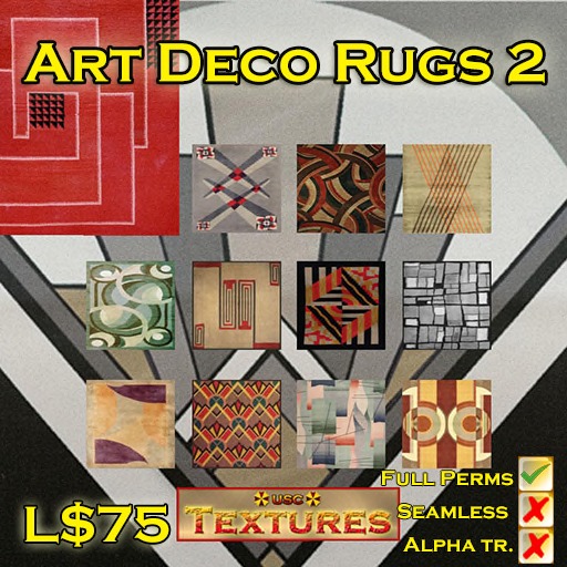 USC Textures - Art Deco Rugs 2 