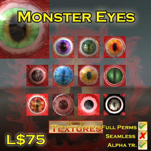 USC Textures - Monster Eyes 