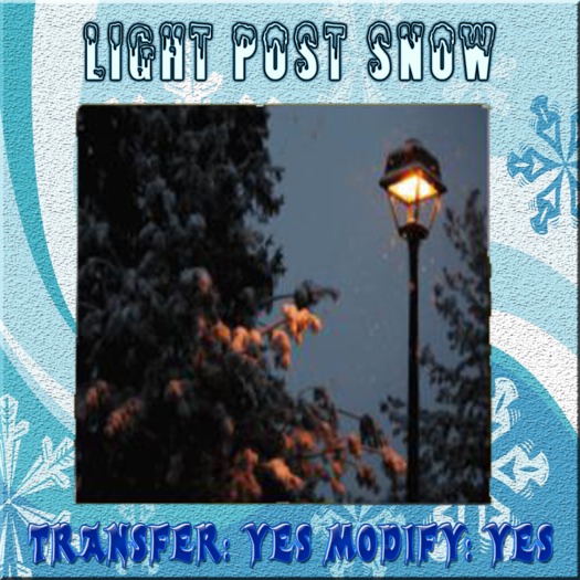 BBD - Light Post Snow