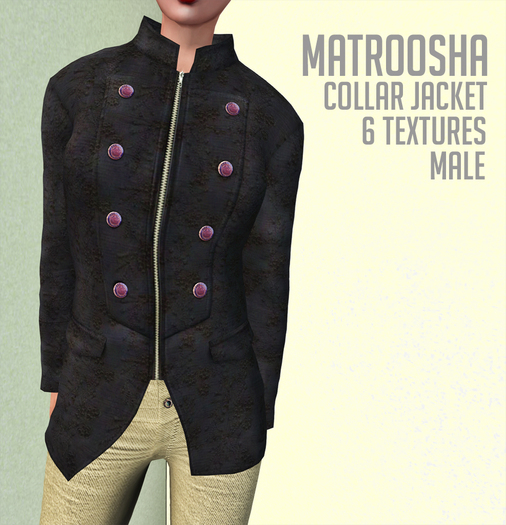 .matroosha. male collar jacket