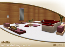 AXL pro box - Stella Zen Cuddle Living Room Red Classic