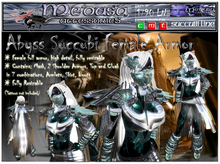 ~ Medusa Accessories ~ Abyss Succubi Female Armor (Boxed)