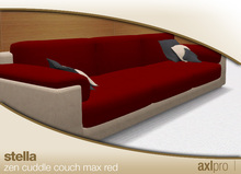 AXL pro box - Stella Zen Cuddle Couch Red Max