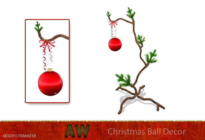 *AW* Christmas Ball Decoration