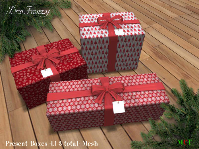 ~DecoFranzy~ Gift Boxes Christmas 01 (MT)